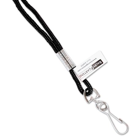 Sicurix Rope Lanyard with Hook, 36", Nylon, Black BAU68909